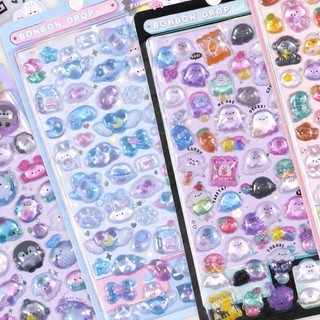 Little Stationery | Sticker Nổi 3D Dễ Thương