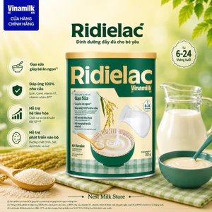 Bột Ăn Dặm Vinamilk Ridielac Gạo Sữa (6 - 24 Tháng) - Lon 350g