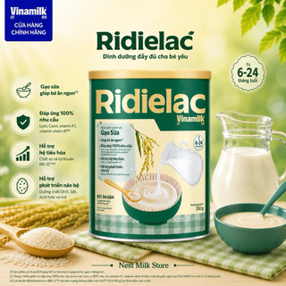 Bột Ăn Dặm Vinamilk Ridielac Gạo Sữa (6 - 24 Tháng) - Lon 350g