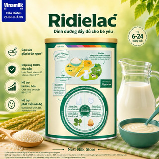 Bột Ăn Dặm Vinamilk Ridielac Gạo Sữa (6 - 24 Tháng) - Lon 350g