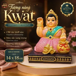 Tượng Để Bàn Trang Trí Thu Ngân Nang Kwat Thái Lan Mang Lại Cảm Giác Thân Thiện