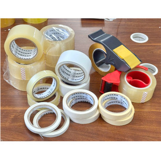 Băng Dính 2 Mặt KATANA 15m Lõi Giấy | Bản 1cm - 2cm - 5cm | Dán Giấy, Thủ Công, Trang Trí BK06