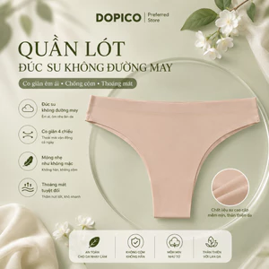 Quần lót nữ đúc su không đường may, co giãn êm ái, chống cộm, thoáng mát DOPICO L957