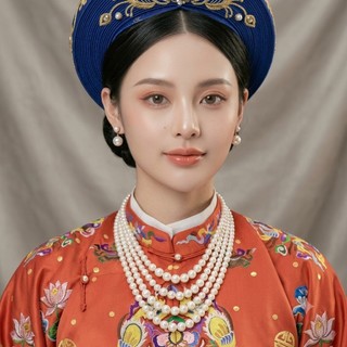 [ DAISYN ] N822 dây chuyền hạt ngọc trai nhân tạo áo dài 4 sợi, chuỗi hạt ngọc trai nhân tạo áo ngũ thân sang