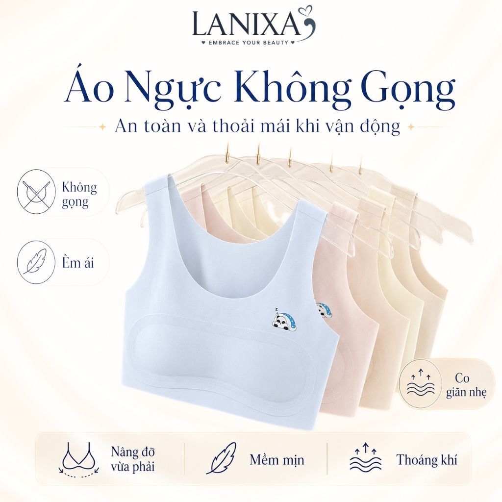 COMBO 3 Áo lá bé gái tuổi dậy thì chất su mềm mại thoáng mát bản dây to họa tiết cute LANIXA B8999