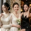 N822 dây chuyền hạt ngọc trai nhân tạo áo dài 4 sợi, chuỗi hạt ngọc trai nhân tạo áo ngũ thân sang