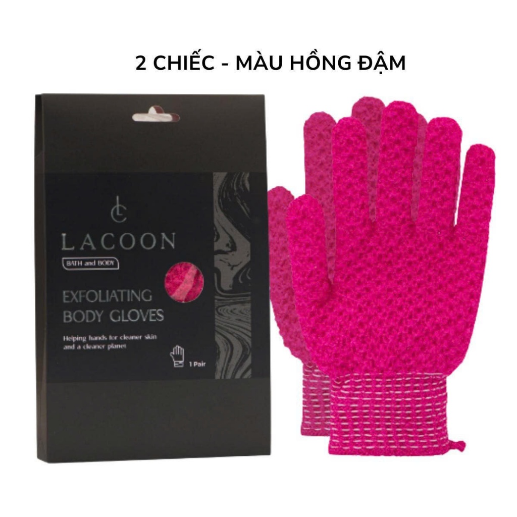 [Deal Giá Hời] Găng tay tắm tẩy tế bào chết - Giúp làm mịn da, giúp tạo bọt, làm sạch da đa năng, massage cơ thể tẩy TBC