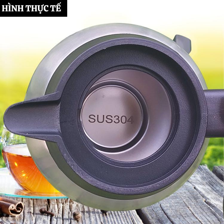 Bình trà giữ nhiệt Inox 304 cao cấp dung tích 1200ml hàng nội địaTRUNG cao cấp xuất NHẬT
