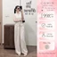 Set bộ đũi gile be GUMIN thiết kế áo sát nách kèm quần suông rộng vintage thanh lịch, Set bộ đồ nữ dự tiệc sang trọng