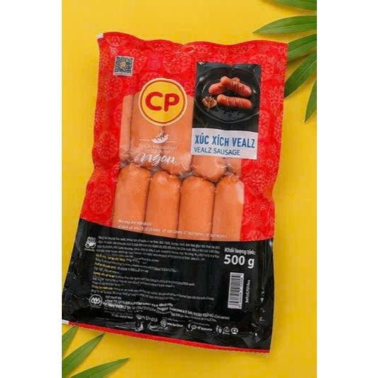 Gói 500g Xúc Xích Vealz CP (10 cây)