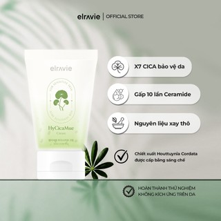 Kem dưỡng ẩm, làm dịu da dạng gel Elravie HyCicaMue Cream 50ml