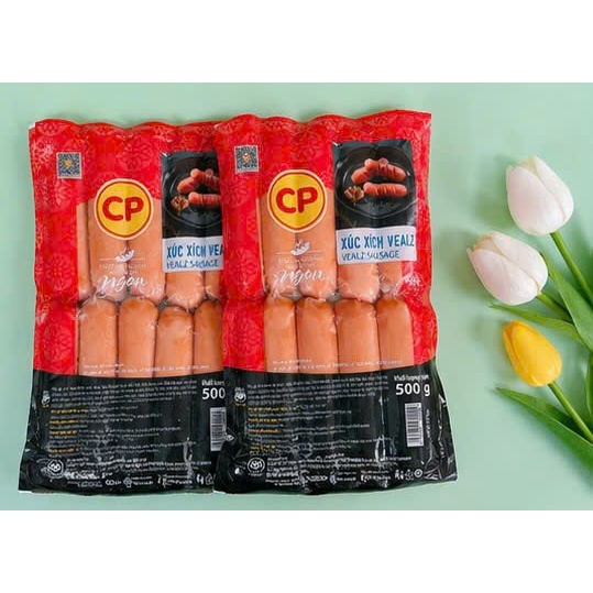Gói 500g Xúc Xích Vealz CP (10 cây)