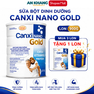 Sữa Bột Canxi Nano Gold Fotecpham – Hỗ Trợ Người Loãng Xương, Xương Khớp – Lon 400/900G