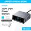 Trạm sạc nhanh Anker Prime A2345 6 cổng tối đa 250W tích hợp công nghệ GaNPrime, màn hình LCD điều khiển thông minh 2,26