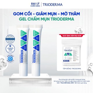 ( Chính hãng) Combo 2 Kem chấm mụn, mờ thâm mụn Trioderma Anti Acne Gel 15g