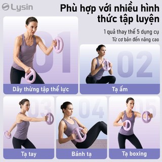 Tạ Đơn Lysin 4,5kg/quả Dáng Tròn Chống Trượt Cho Nữ Tập Fitness, tập tại nhà