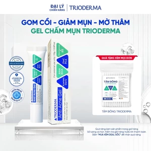 Gel Chấm Mụn Trioderma Gom Cồi Và Hỗ Trợ Giảm Thâm Do Mụn Anti Acne Gel 15g