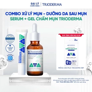 Combo Serum & Gel mụn chăm sóc giảm mụn Trioderma ActiBalance+ Serum 30ml & Anti Acne Gel 15g