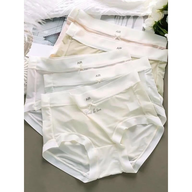 [Peinn] Set 10 Quần Nữ Su Lụa Tàng Hình Chữ Air, quần chíp nữ cạp cao mềm mịn, ôm trọn vòng 3