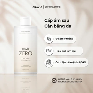 Nước cân bằng thuần chay Elravie Zero Clear Toner 300ml