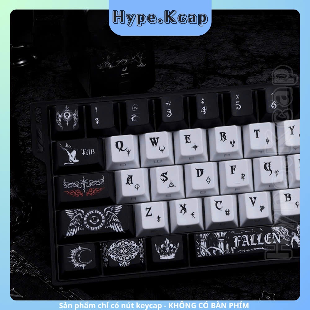 Keycap Fallen Angel Cherry Profile Xuyên Led Dành cho bàn phím cơ | BigBuy360 - bigbuy360.vn