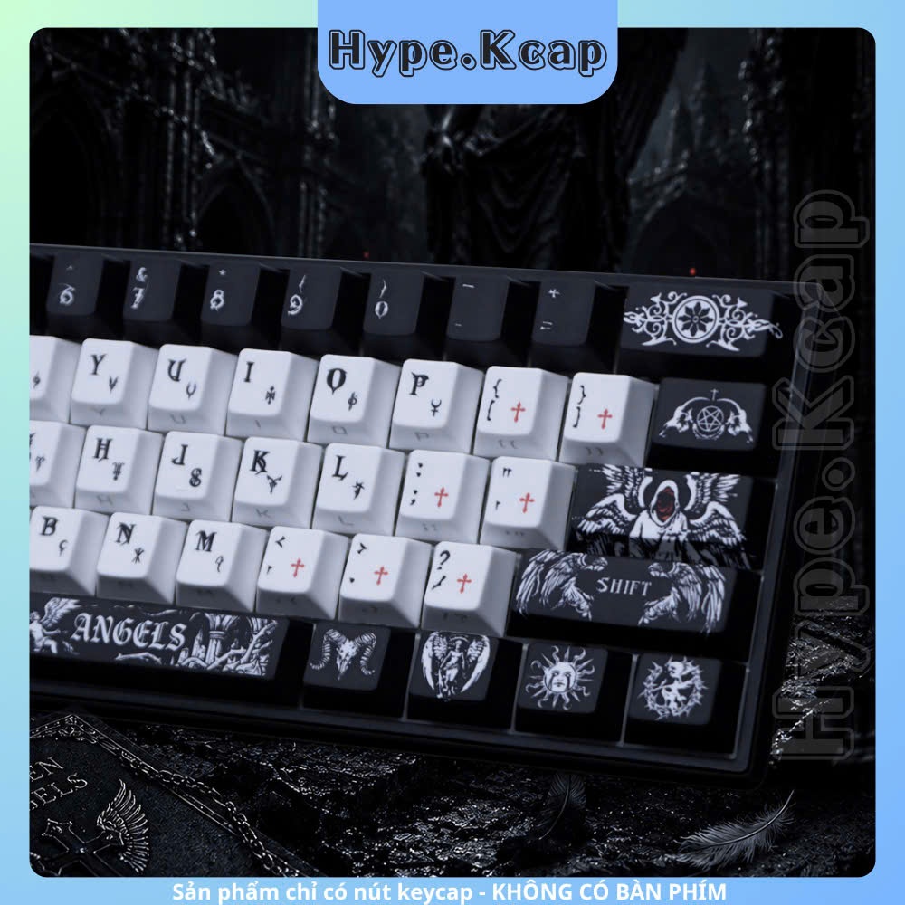 Keycap Fallen Angel Cherry Profile Xuyên Led Dành cho bàn phím cơ | BigBuy360 - bigbuy360.vn