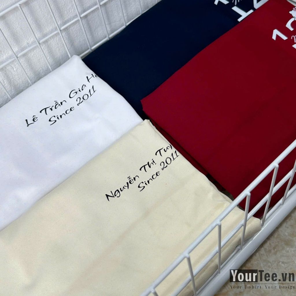 [ÁO THUN UNISEX IN TÊN] Áo Thun Form Rộng In Tên Của Bạn Chất Liệu Cotton 100% 250gsm + CÓ HỘP