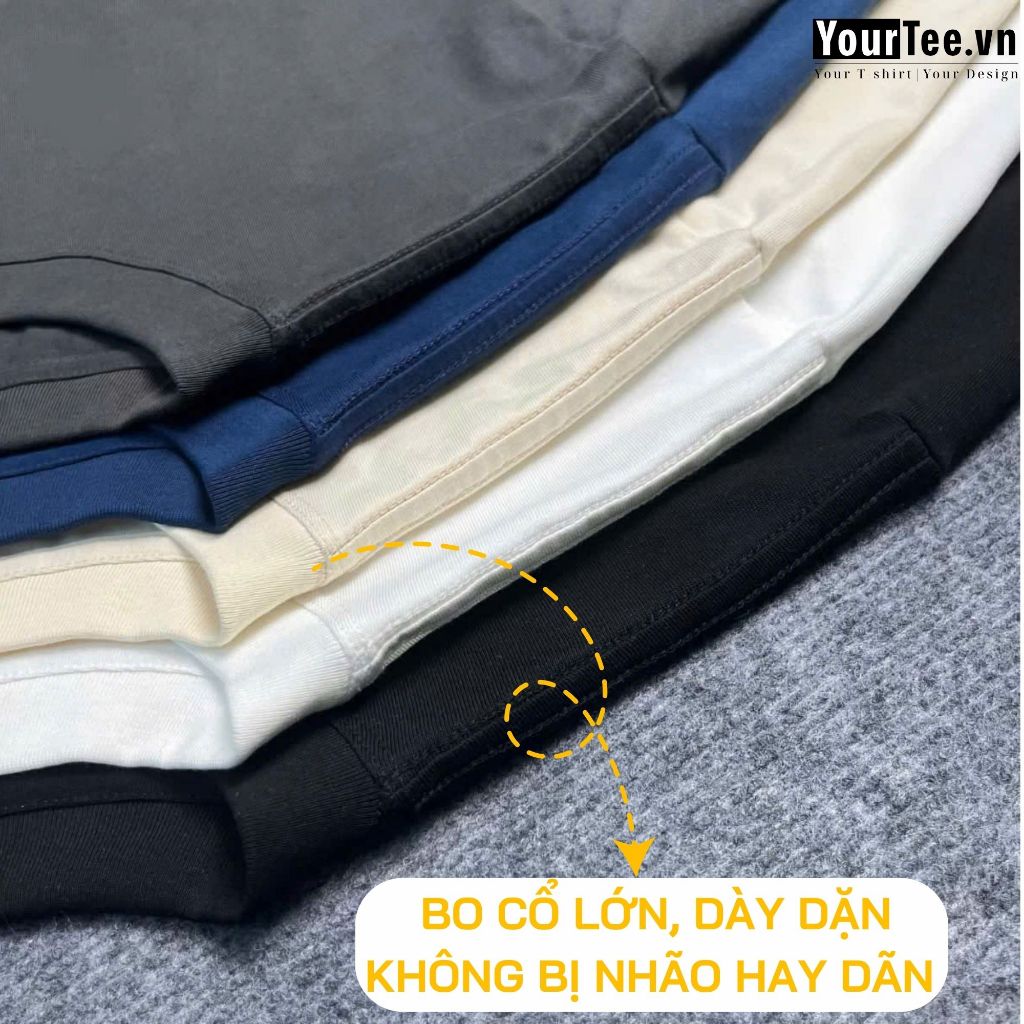 [ÁO THUN UNISEX IN TÊN] Áo Thun Form Rộng In Tên Của Bạn Chất Liệu Cotton 100% 250gsm + CÓ HỘP