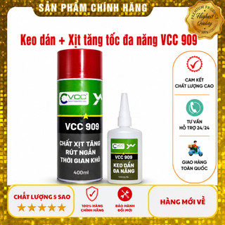 [ Hàng Xịn, Giá Tốt, CHÍNH HÃNG ] [COMBO TIẾT KIỆM] Keo dán đa năng VCC 909 + Xịt tăng tốc 909
