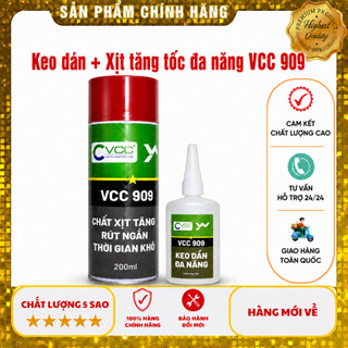 [ Hàng Xịn, Giá Tốt, CHÍNH HÃNG ] [COMBO TIẾT KIỆM] Keo dán đa năng VCC 909 + Xịt tăng tốc 909