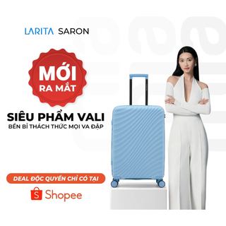 [💥DEAL MỞ BÁN] Vali Kéo MIAvn Larita SARON - Size 20/24/28 inch, Nhựa PP Cao Cấp, Khoá Số TSA, 2 Ngăn Lưới, Bảo Hành
