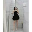 BIGSIZE ĐẦM NHUNG CỔ YẾM ĐÍNH ĐÁ TÙNG BÍ NƠ KT259, ĐẦM NỮ BIGSIZE ĐI TIỆC ĐI CHƠI | MEOINDAHOUSE