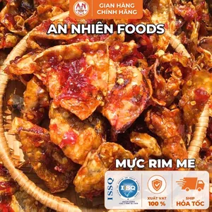 Mực Rim Me Nguyên Con, Dai Mềm, Vị Chua Cay Đậm Đà, Đồ Ăn Vặt An Nhiên Foods