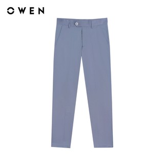 Owen - Quần khaki Slim Fit QKS261007 màu Xám chất liệu Renu