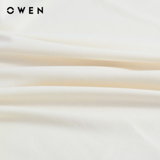 Owen - Áo T-shirt Regular Fit TSN260138 màu Be chất liệu CVC Spandex
