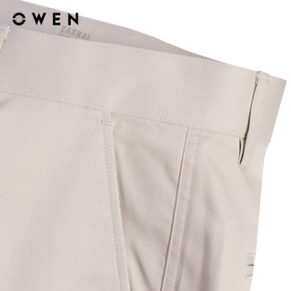 Owen - Quần khaki Regular Fit QKR261006 màu Be nhạt chất liệu Renu