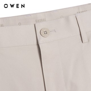 Owen - Quần khaki Regular Fit QKR261006 màu Be nhạt chất liệu Renu