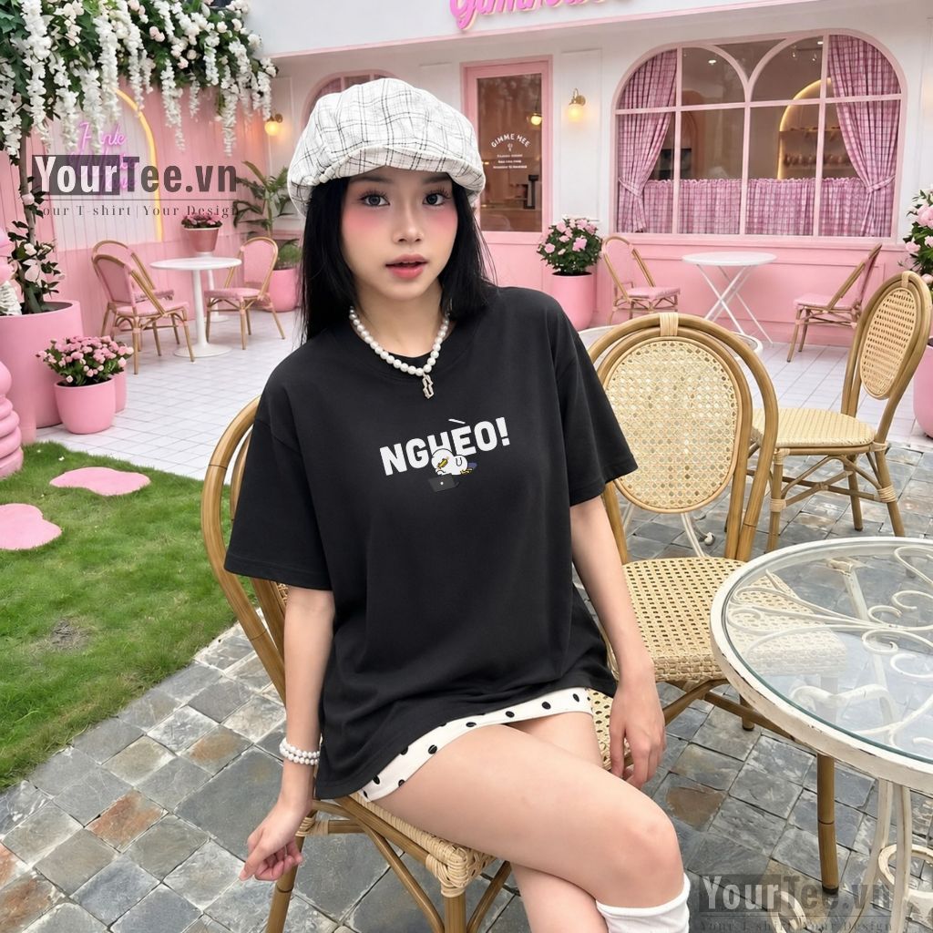 Áo Thun Unisex Form Oversize In Chữ MỆT Vải Cotton 100% 250gsm Cao Cấp Mềm Mịn Thoáng Mát Không Xù Lông+Có Hộp