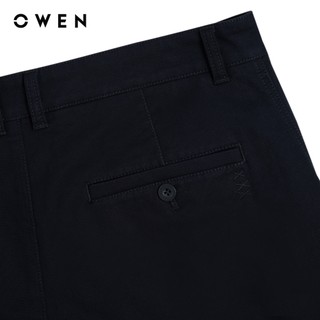 Owen - Quần short Slim Fit SK261016 màu Xanh tím than chất liệu Cotton Spandex