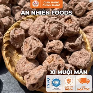 Xí Muội Mặn, Dẻo Mềm, Vị Mặn Chua Đặc Trưng, Đồ Ăn Vặt An Nhiên Foods