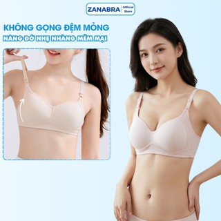 Áo ngực nữ không gọng chất cotton mút mỏng mềm mại, Áo lót nữ sinh form ôm co giãn 4 chiều ZANABRA