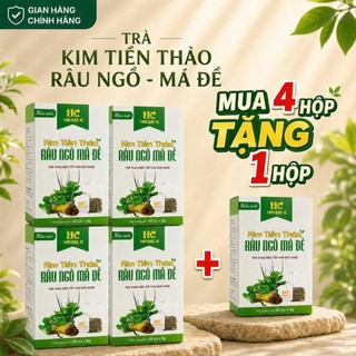 Trà Tứ Vị Kim Tiền Thảo Râu Ngô Mã Đề Cỏ Ngọt 30 Gói Túi Lọc – Thảo Mộc Tự Nhiên, Tiện Lợi Mỗi Ngày