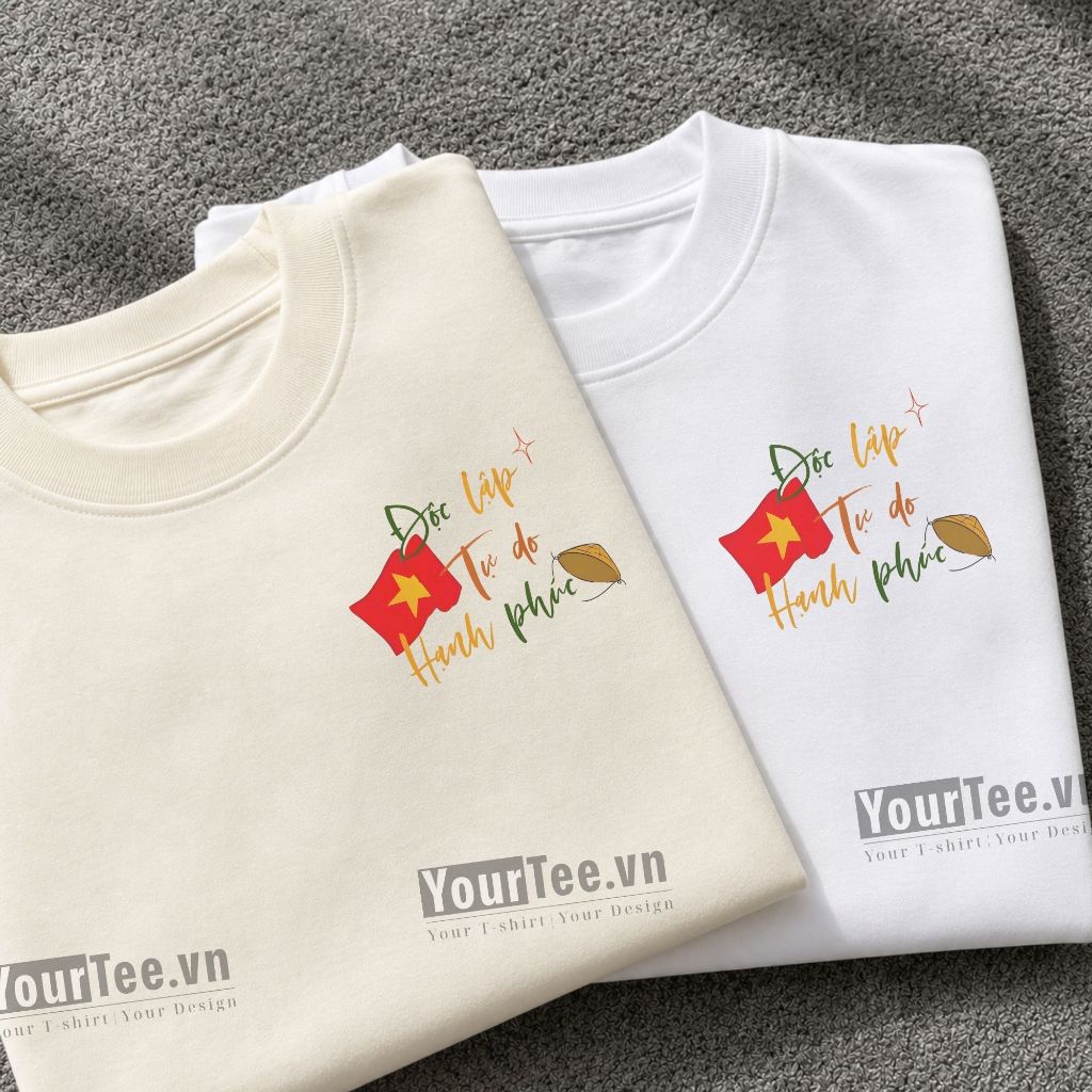 [ÁO THUN ẤM NO HẠNH PHÚC] Áo Thun Unisex Form Rộng Chất Liệu Cotton Xịn Thoáng Mát + Có Hộp