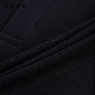 Owen - Áo polo Body Fit APV262030 màu Đen chất liệu CVC Spandex