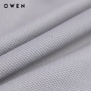 Owen - Quần short Slim Fit SK261012 màu Xám nhạt chất liệu Cotton Spandex