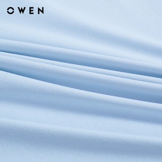 Owen - Áo polo Regular Fit APV262065 màu Xanh nhạt chất liệu Paper