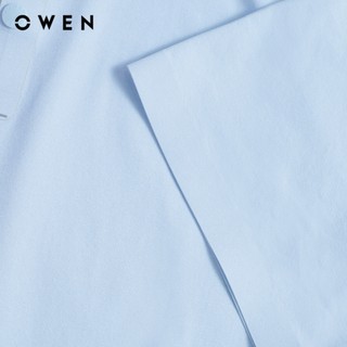 Owen - Áo polo Regular Fit APV262065 màu Xanh nhạt chất liệu Paper