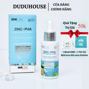 Tinh Chất Kẽm MD Care Zinc-PHA Sebum Regulation Complex Kiềm Dầu Dịu Da 75mlDuduhouse