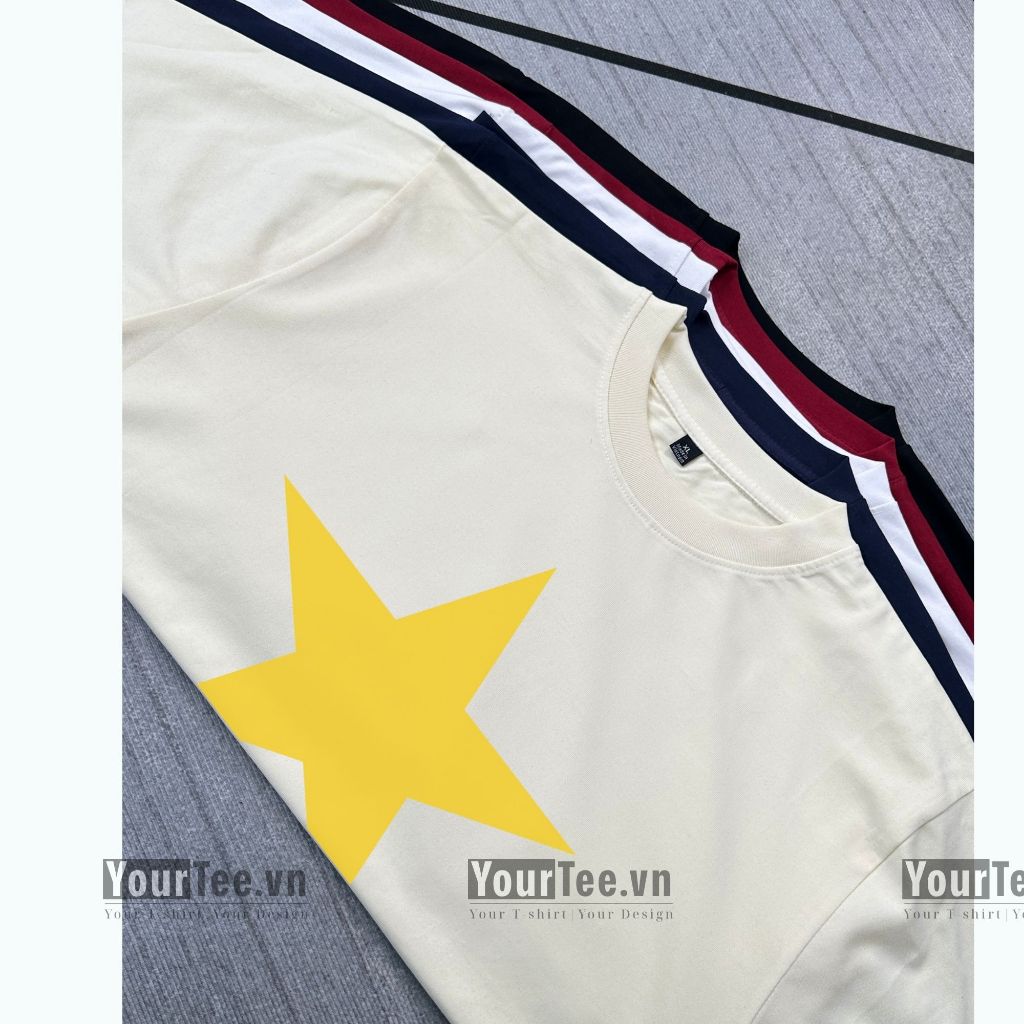 [ÁO THUN UNISEX IN TÊN] Áo Thun Form Rộng Việt Nam Cotton 100% 250gsm + CÓ HỘP