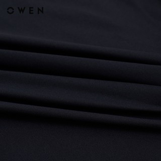 Owen - Áo polo Regular Fit APV262063 màu Đen chất liệu Paper